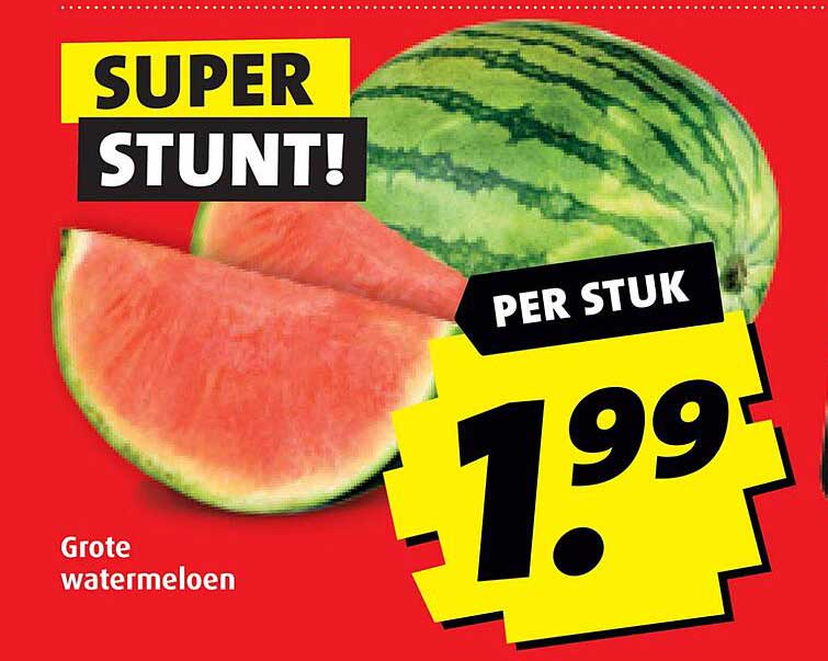 Grote watermeloen