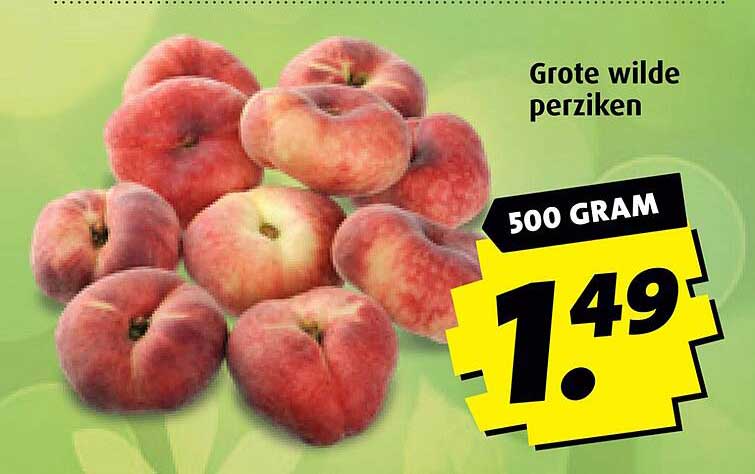 Grote wilde perziken