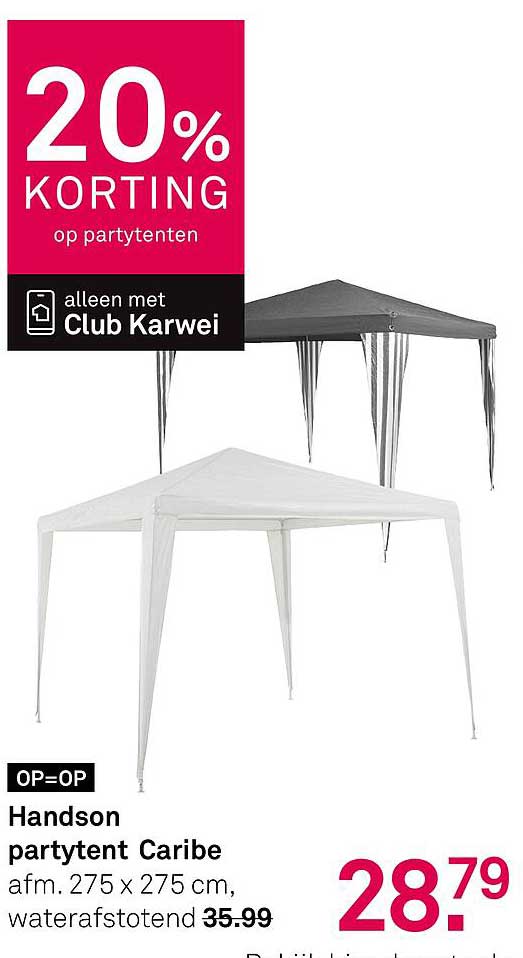 Handson partytent Caribe