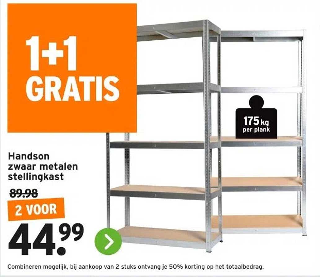 Handson zwaar metalen stellingkast