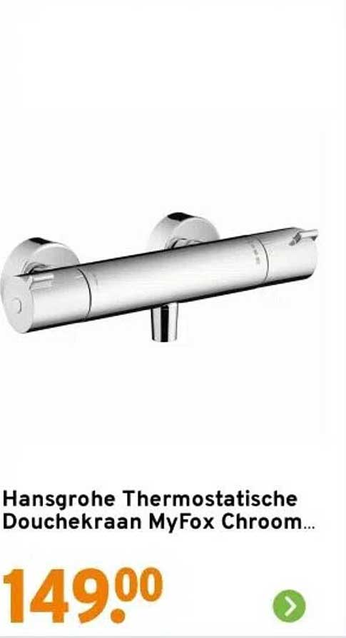 Hansgrohe Thermostatische Douchekraan MyFox Chroom