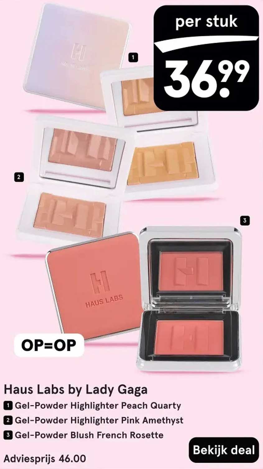 Haus Labs by Lady Gaga Gel-Powder Highlighter en Blush