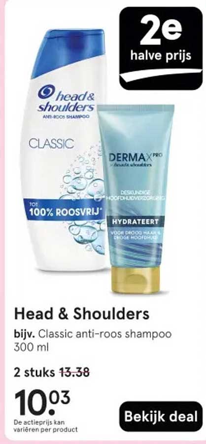 Head & Shoulders bijv. Classic anti-roos shampoo 300 ml