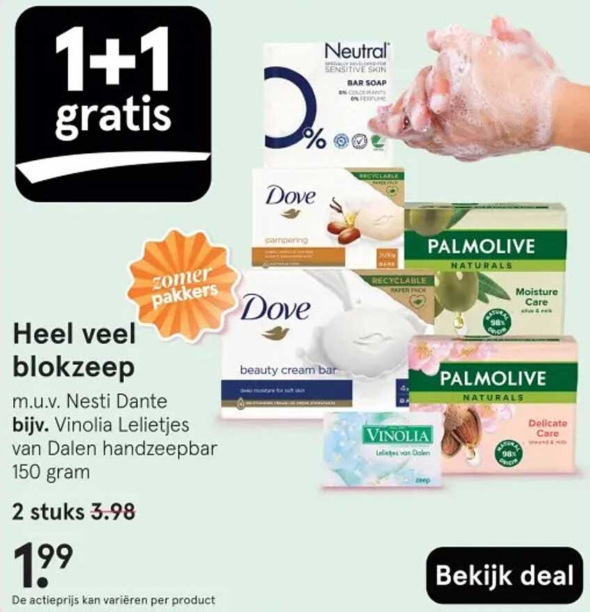 Heel veel blokzeep