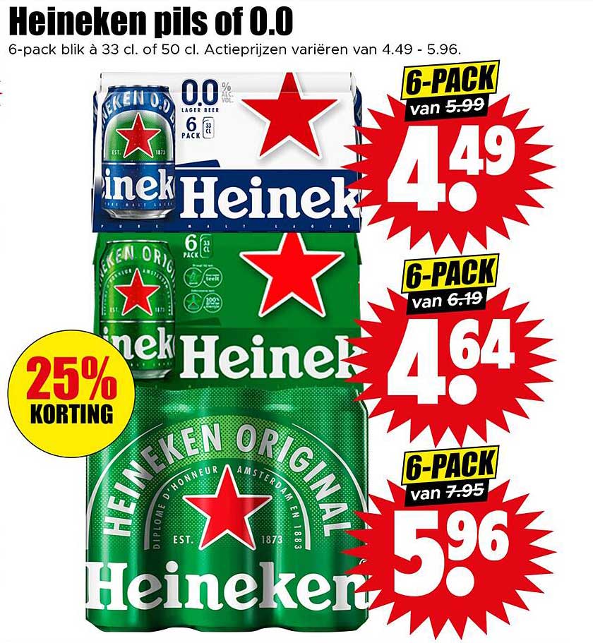 Heineken pils of 0.0