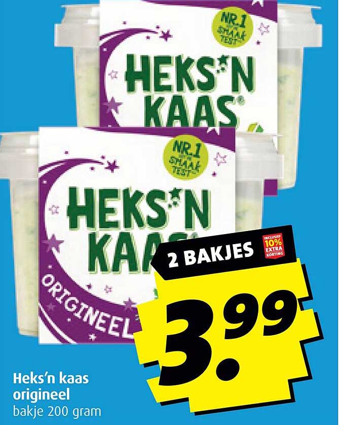Heks'n kaas origineel 2 bakjes