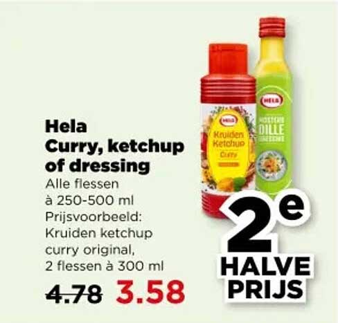 Hela Curry, ketchup of dressing