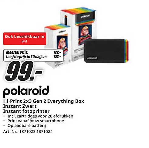 Hi-Print 2x3 Gen 2 Everything Box Instant Zwart