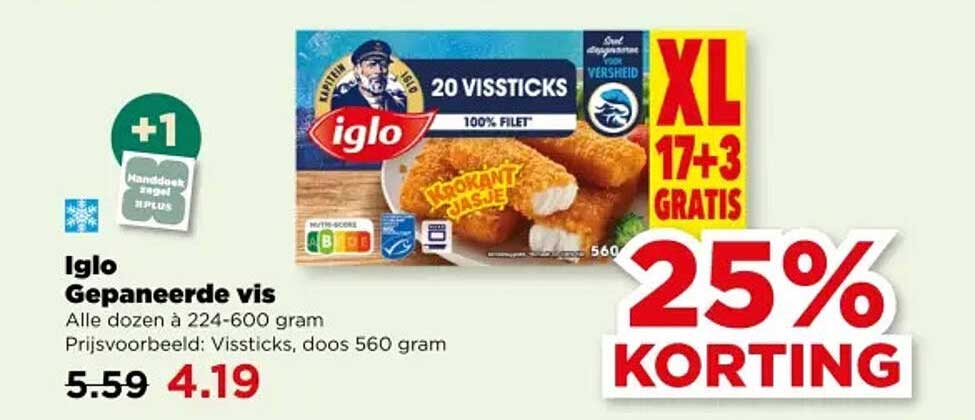 Iglo Gepaneerde vis