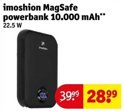 imoshion MagSafe powerbank 10.000 mAh**