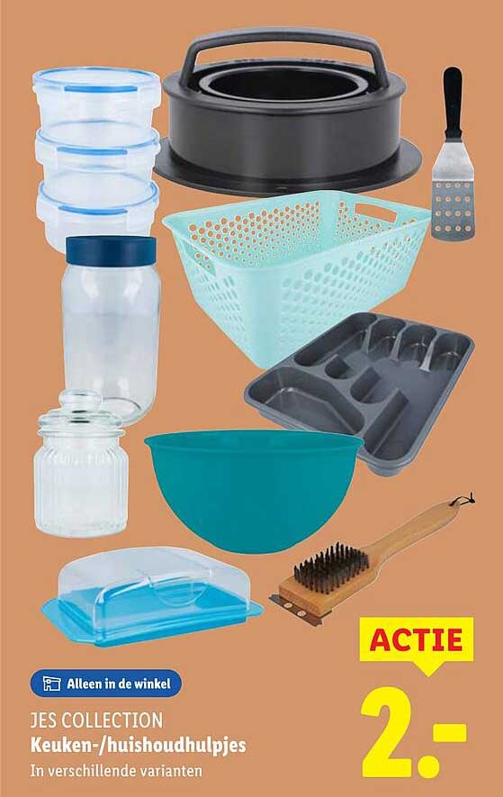 JES COLLECTION Keuken-/huishoudhulpjes In verschillende varianten