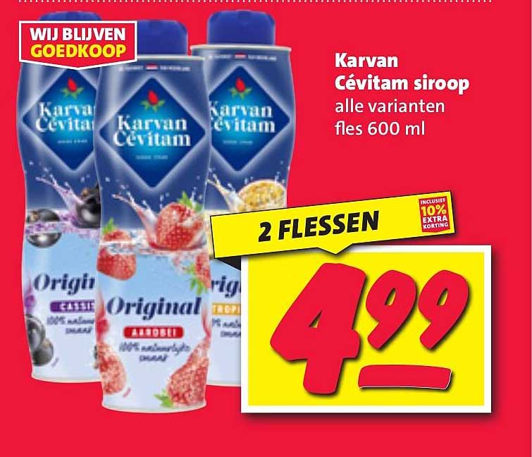 Karvan Cévitam siroop alle varianten fles 600 ml