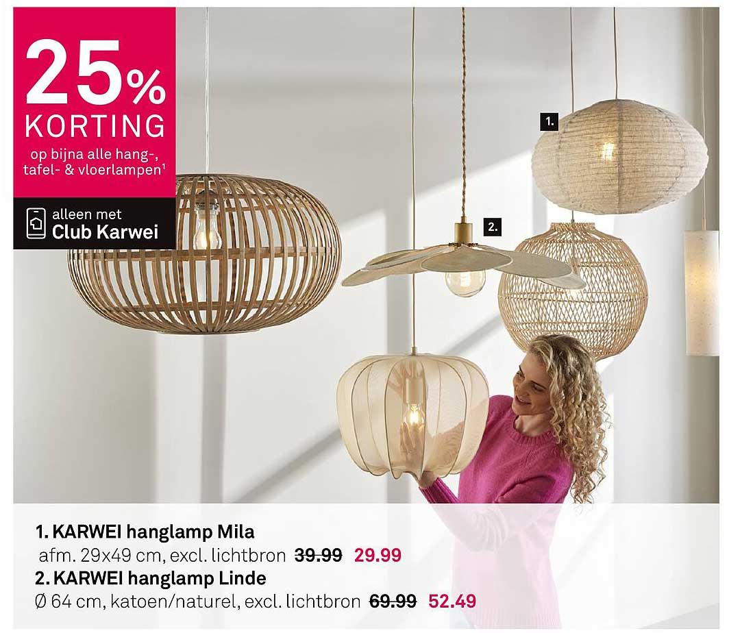 KARWEI hanglamp Mila