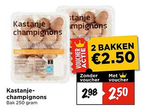 Kastanje-champignons