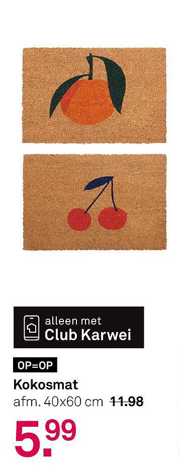 Kokosmat afm. 40x60 cm