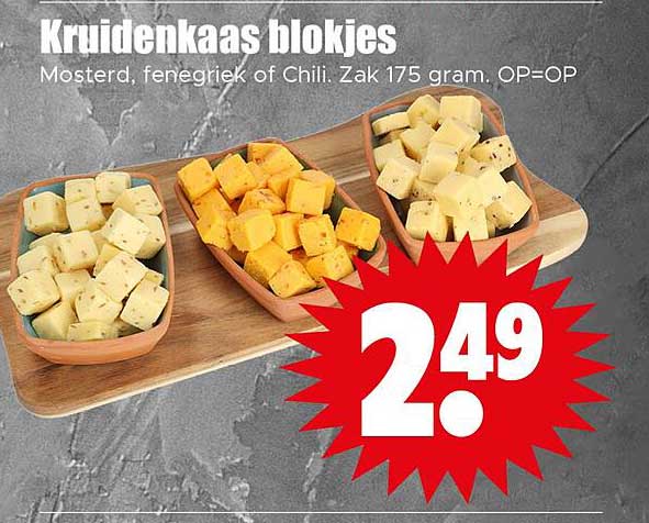Kruidenkaas blokjes