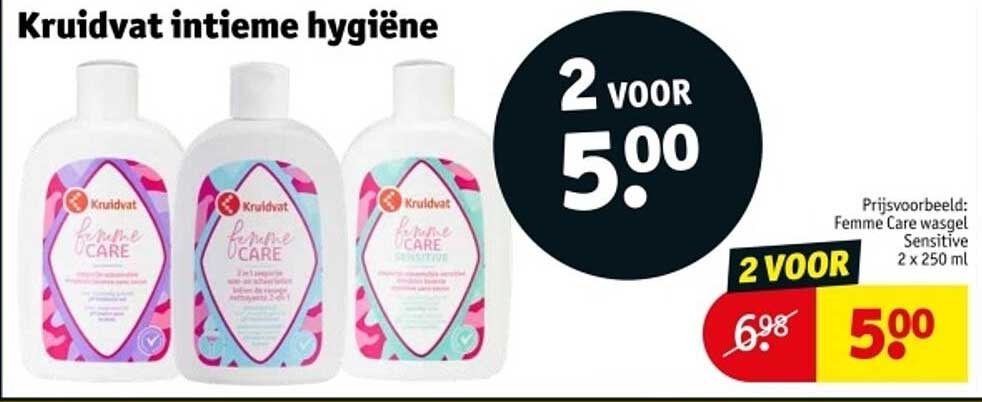 Kruidvat intieme hygiëne