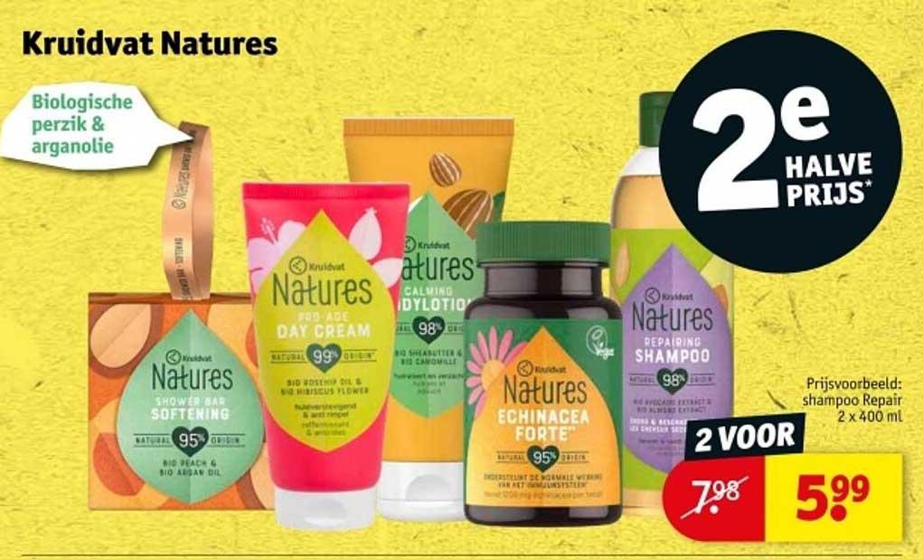 Kruidvat Natures 2e HALVE PRIJS
