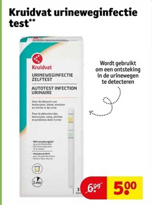 Kruidvat urineweginfectie test**