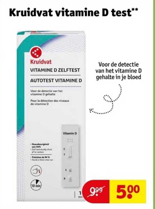 Kruidvat vitamine D test