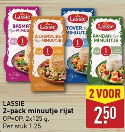 LASSIE 2-pack minutje rijst