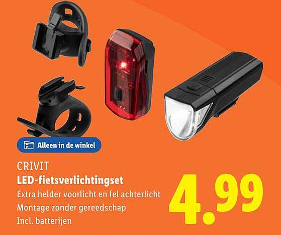 LED-fietsverlichtingset