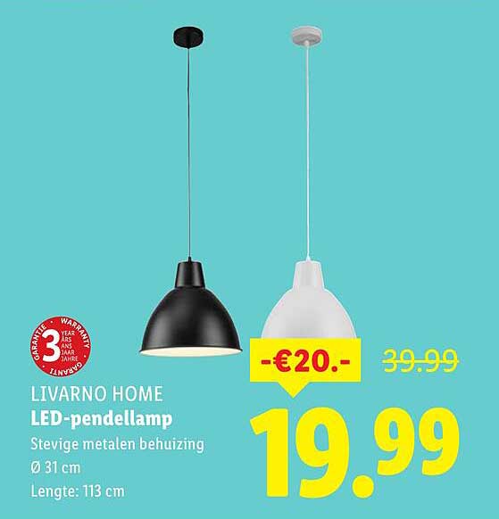 LIVARNO HOME LED-pendellamp