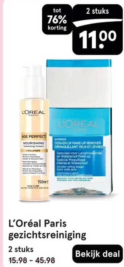L’Oréal Paris gezichtsreiniging