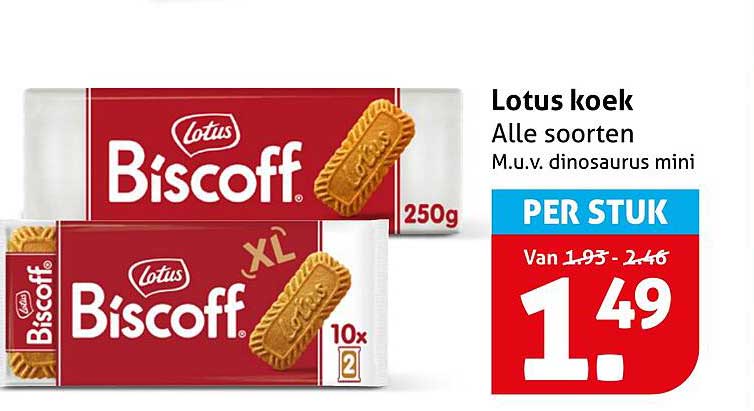 Lotus koeken alle soorten