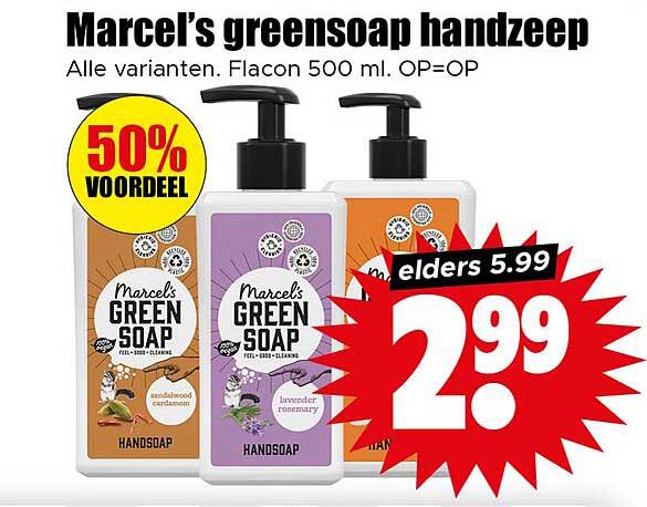 Marcel’s greenssoap handzeep