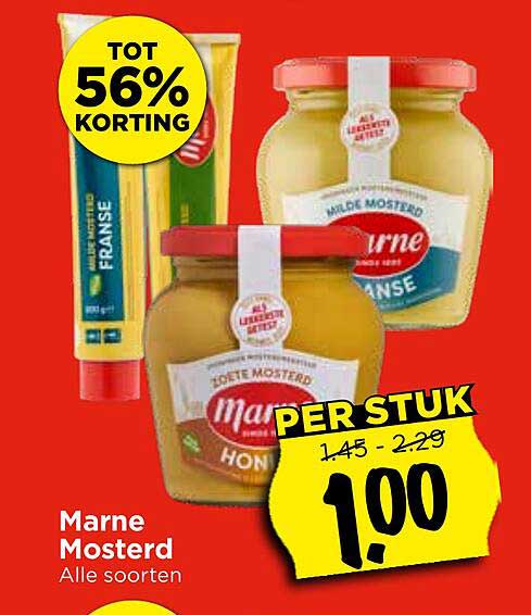 Marne Mosterd Alle soorten