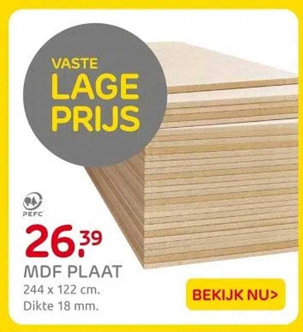 MDF PLAAT