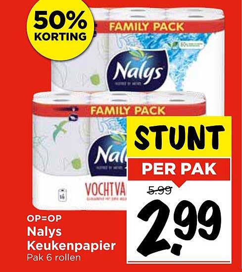 Nalys Keukenpapier Family Pack