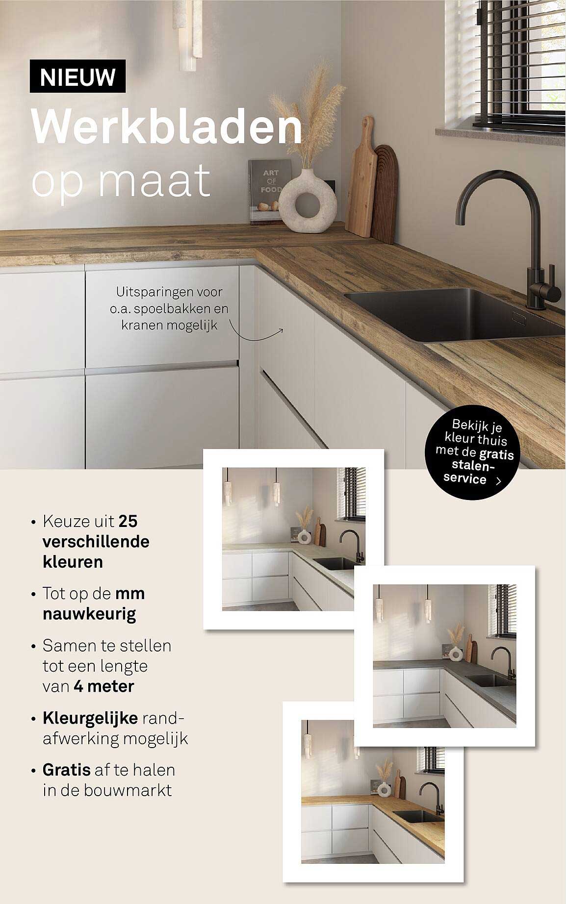 Nieuw Werkbladen op maat