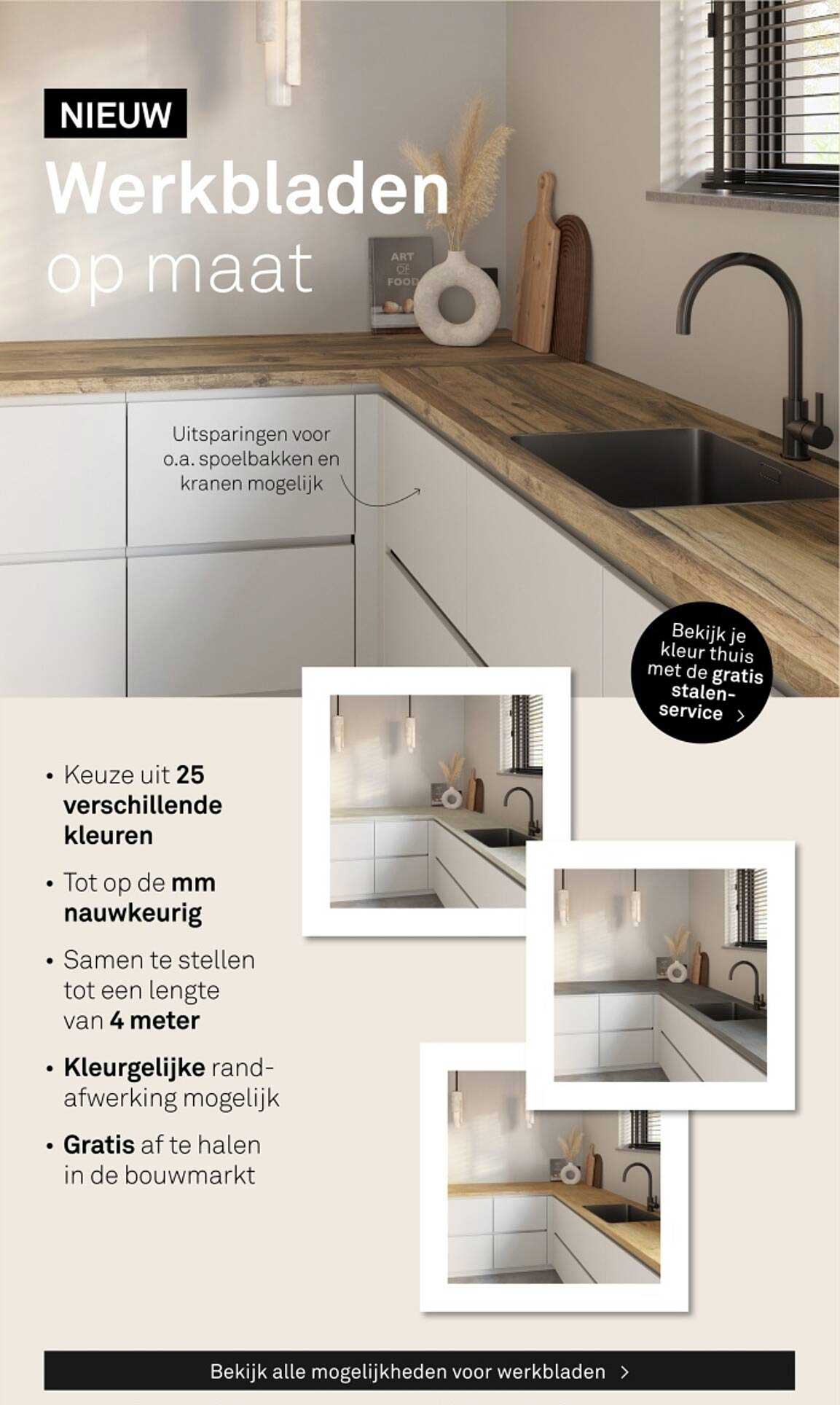 NIEUW Werkbladen op maat