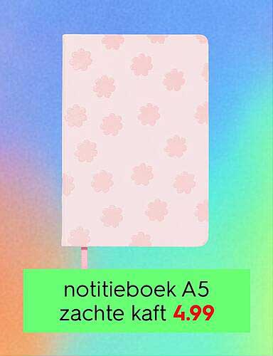 notitieboek A5 zachte kaft