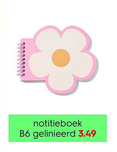 notitieboek B6 gelinieerd