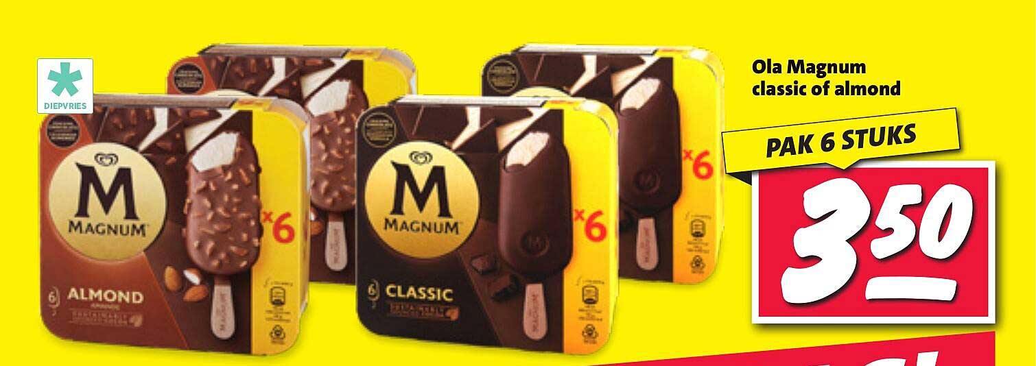 Ola Magnum classic of almond PAK 6 STUKS