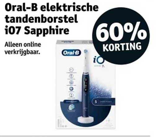 Oral-B elektrische tandenborstel i07 Sapphire