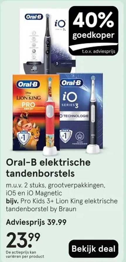 Oral-B elektrische tandenborstels
