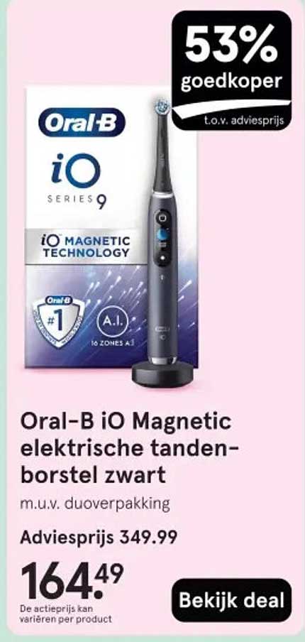 Oral-B iO Magnetic elektrische tandenborstel zwart