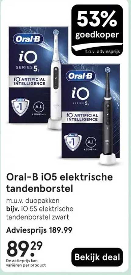 Oral-B iO5 elektrische tandenborstel
