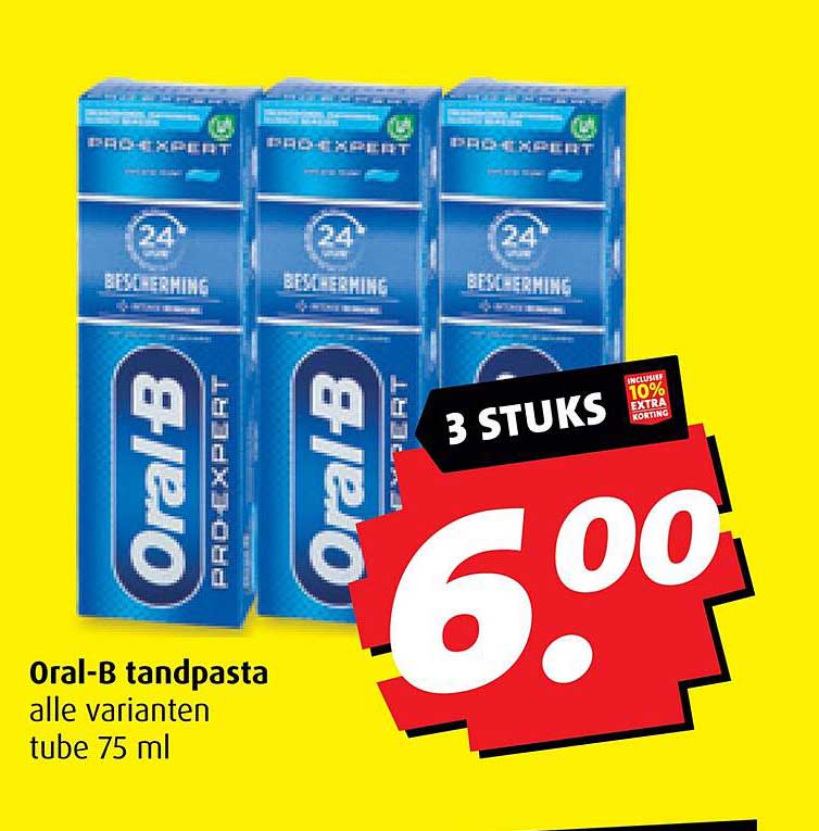 Oral-B tandpasta alle varianten tube 75 ml