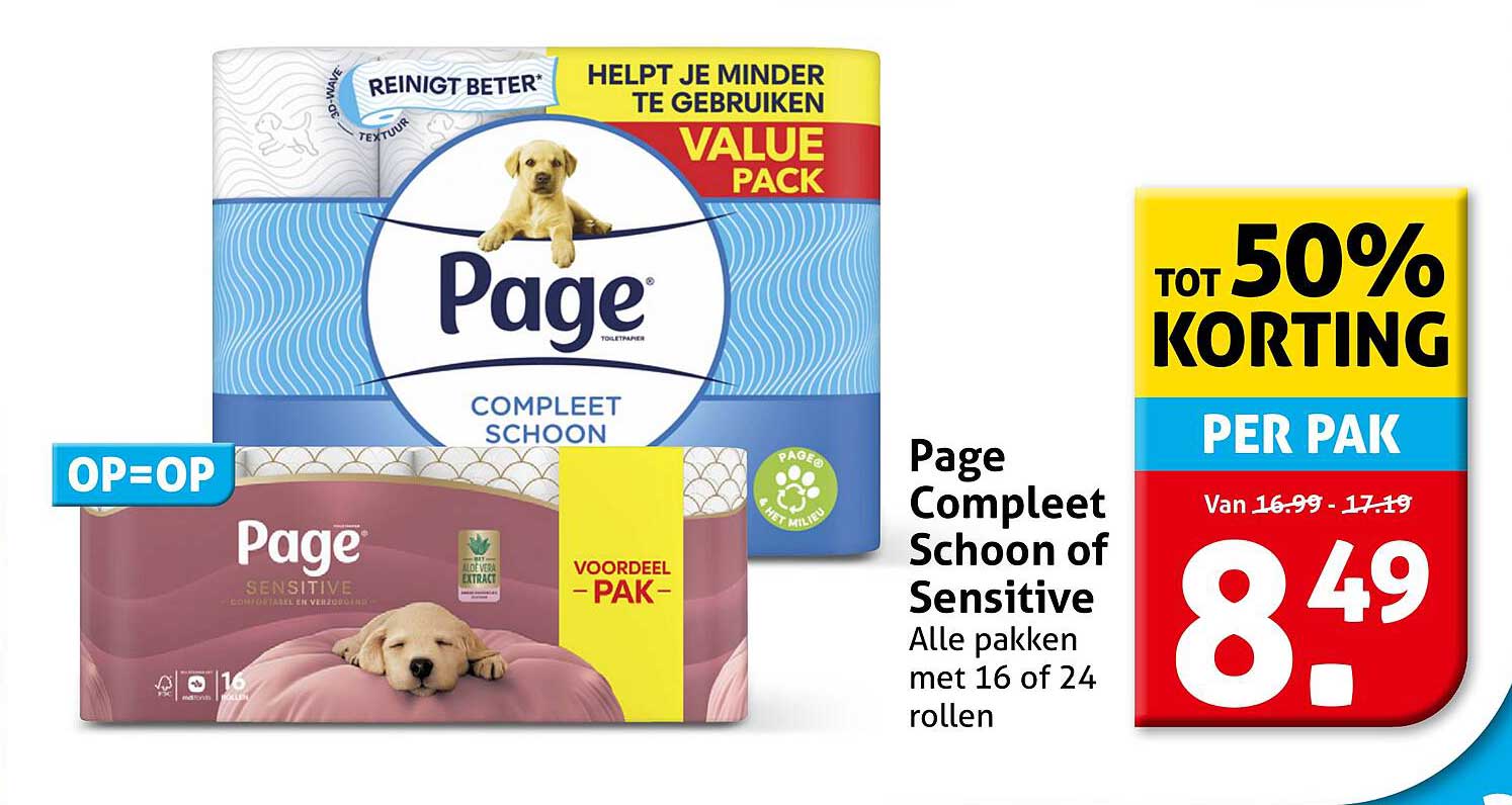 Page Compleet Schoon of Sensitive
