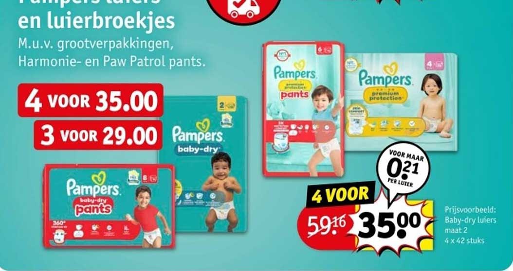 Pampers luiers en luierbroekjes