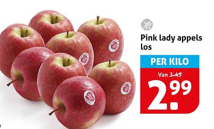 Pink lady appels los