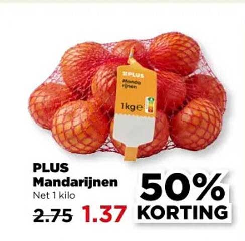 PLUS Mandarijnen Net 1 kilo