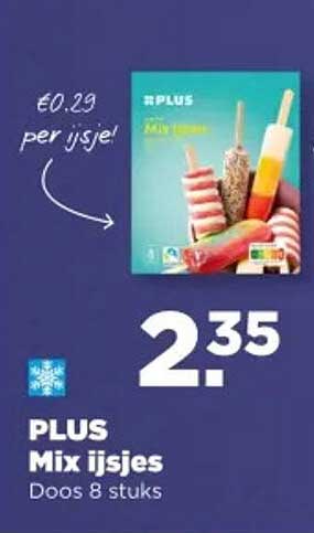 PLUS Mix ijsjes