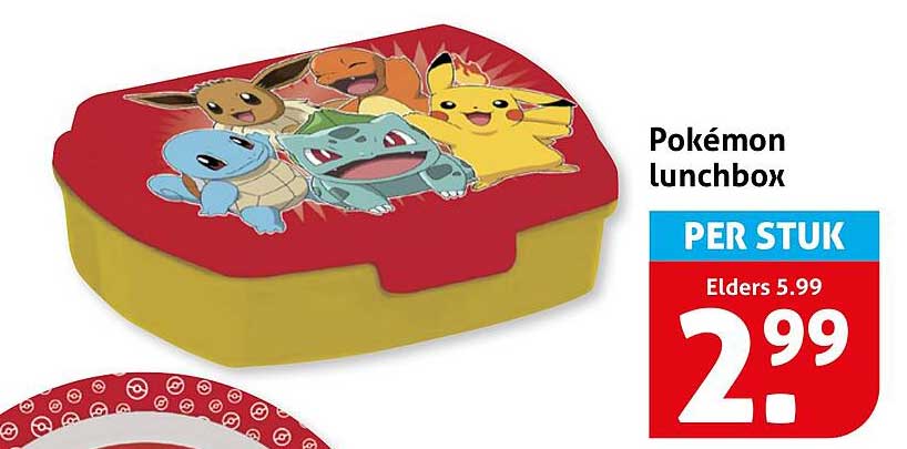Pokémon lunchbox