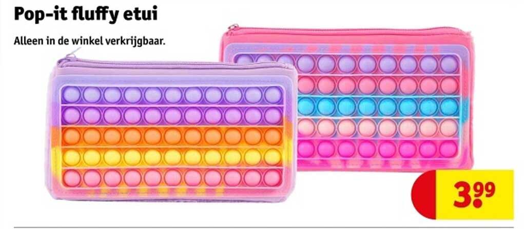 Pop-it fluffy etui